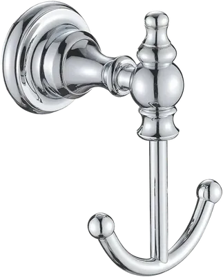 Крючок Rose RG1121 хром, на шурупах
