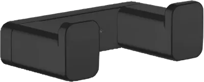 Крючок Rose RG1821H черный, на шурупах