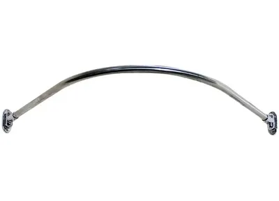 Угловой карниз для ванны GoGo Lux CO135-135 П1 135x135 см, дугообразный, глянцевый хром