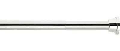 Телескопический карниз для ванны Grekon 1210-220CR 220 см, прямой, глянцевый хром