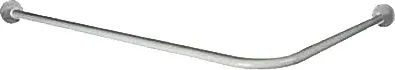 Угловой карниз для ванны Aquanet 00165119 190x100 см, Г-образный, хром