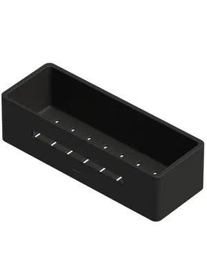 Полка для душа WHITECROSS Ergo ER2280BL подвесная, черная (black)