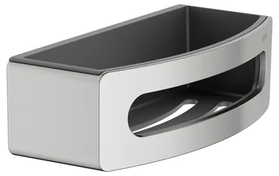 Полка для душа Keuco Elegance 11658 подвесная, нержавеющая сталь finish, антрацит