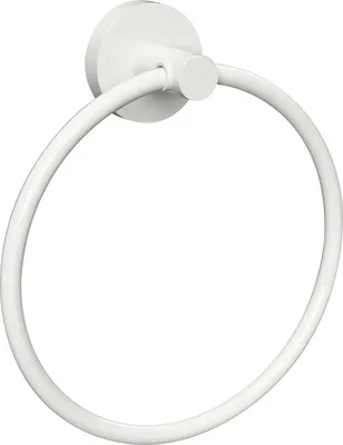 Держатель для полотенец Bemeta White 104104064 белый, кольцо