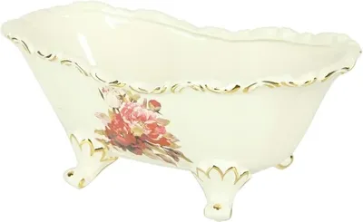 Контейнер Blonder Home Julia 200515W белый, красный, настольный