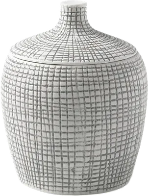 Контейнер Kassatex Raffia ARF-CJ серый, настольный