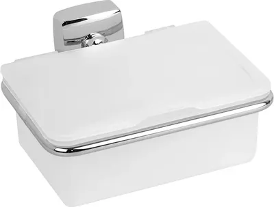 Контейнер Fixsen Kvadro FX-61318 хром, белый, подвесной