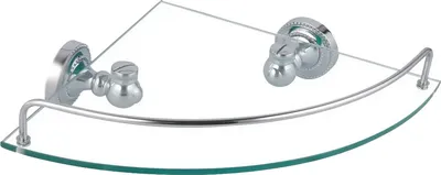 Полка для душа Fixsen Style FX-41103A угловая, подвесная, глянцевый хром