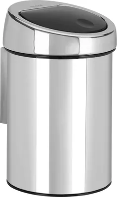 Мусорное ведро Brabantia 363962 3 л, для кухни, подвесное, черное, хром