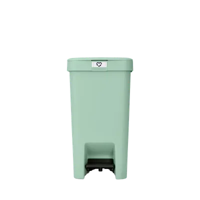 Мусорное ведро Brabantia StepUp 800320 16 л, для кухни, голубое, зеленое