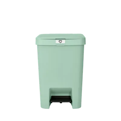 Мусорное ведро Brabantia StepUp 800283 25 л, для кухни, голубое, зеленое