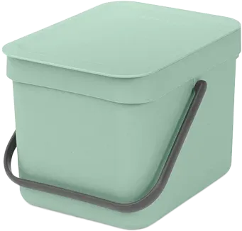 Мусорное ведро Brabantia Sort&Go 211768 6 л, для туалета, для кухни, встраиваемое, голубое