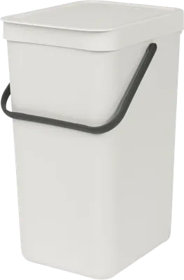 Мусорное ведро Brabantia Sort&Go 213465 16 л, для туалета, для кухни, встраиваемое, серое