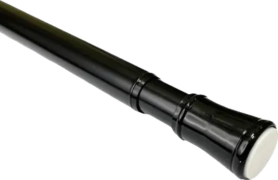 Телескопический карниз для ванны Savol S-010683H 183 см, прямой, глянцевый черный