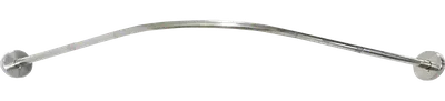 Угловой карниз для ванны Ridberg 1212075 120x80 см, Г-образный, серебристый