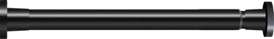 Телескопический карниз для ванны Carnation Home Fashions Boho Black 200 см, прямой, матовый черный