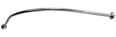 Угловой карниз для ванны GoGo Standart C0135 135x135 см, дугообразный, глянцевый хром