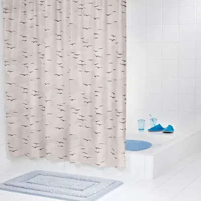 Штора для ванной Ridder Sylt 32319 бежевый, 180x200