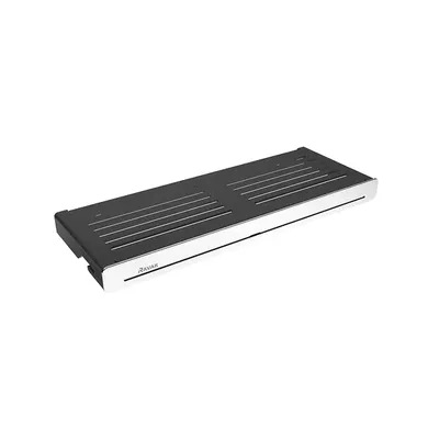 Полка для душа Ravak Slim S X07P575 подвесная, хром, черная, с крючками