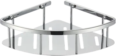 Полка для душа Savol S-002677 угловая, подвесная, хром