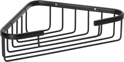 Полка для душа Bemeta Cytro 102308120 угловая, подвесная, черная (black)