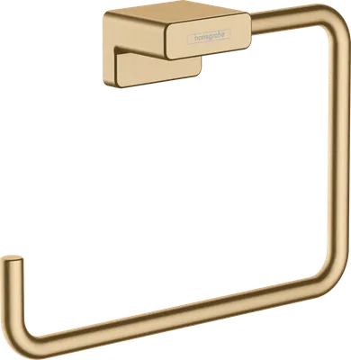 Держатель для полотенец Hansgrohe AddStoris 41754140 шлифованная бронза, кольцо