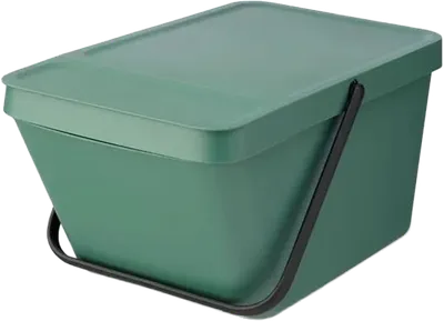 Мусорное ведро Brabantia Sort&Go 277740 20 л, для туалета, для кухни, зеленое