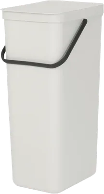 Мусорное ведро Brabantia Sort&Go 214424 40 л, для туалета, для кухни, встраиваемое, серое
