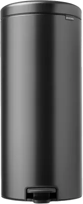 Мусорное ведро Brabantia NewIcon 233524 30 л, для туалета, для кухни, серое, черное