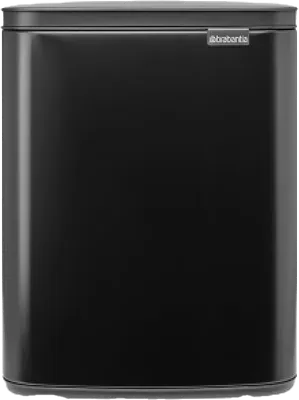 Мусорное ведро Brabantia Bo 230363 12 л, для туалета, для кухни, подвесное, черное