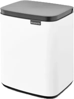 Мусорное ведро Brabantia Bo 222368 7 л, для туалета, для кухни, подвесное, белое