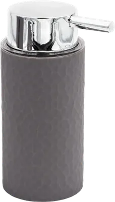 Дозатор для жидкого мыла Ridder Crimp 2013517 настольный, хром, серый