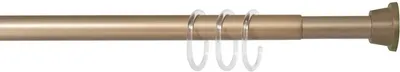 Телескопический карниз для ванны Grekon 1211-220ANT 220 см, прямой, античная бронза