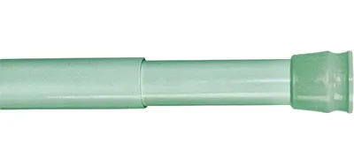 Телескопический карниз для ванны Milardo 012A200M14 200 см, прямой, матовый зеленый