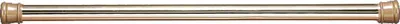 Телескопический карниз для ванны Carnation Home Fashions Standard Tension Rod Standard Tension Rod 190 см, прямой, желтая медь