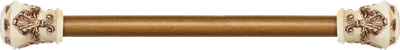 Телескопический карниз для ванны Carnation Home Fashions Fleur dis Lis Gold TSR-FL/02 200 см, прямой, бежевый, бронза