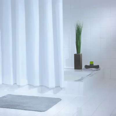 Штора для ванной Ridder Standard 31311 белая, 180x200