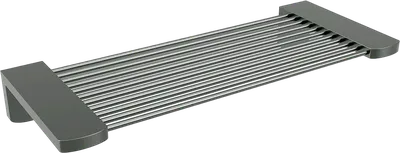 Полка для душа Bemeta Graphit 156102272 подвесная, metalic gray matt