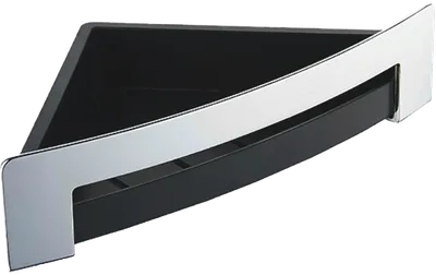 Полка для душа Bemeta Cytro 102208272 угловая, подвесная, хром, черная