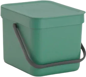 Мусорное ведро Brabantia Sort&Go 129841 6 л, для кухни, подвесное, зеленое