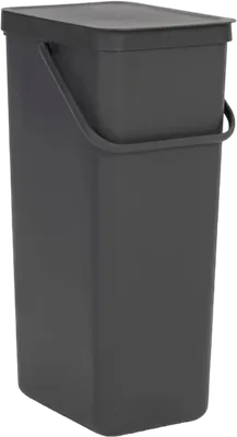 Мусорное ведро Brabantia Sort&Go 251047 40 л, для кухни, черное