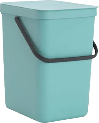 Мусорное ведро Brabantia Sort&Go 129902 25 л, для кухни, зеленое