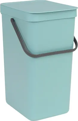 Мусорное ведро Brabantia Sort&Go 109843 16 л, для кухни, подвесное, зеленое