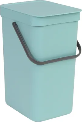 Мусорное ведро Brabantia Sort&Go 109744 12 л, для кухни, подвесное, зеленое