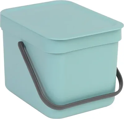 Мусорное ведро Brabantia Sort&Go 109645 6 л, для кухни, подвесное, зеленое