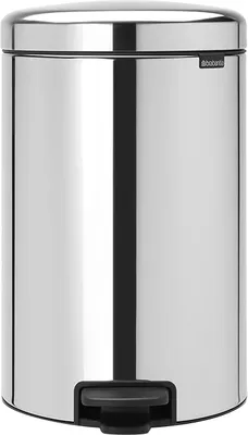 Мусорное ведро Brabantia NewIcon 114267 20 л, для кухни, хром