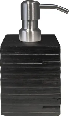 Дозатор для жидкого мыла Ridder Brick 22150510 настольный, черный, сталь