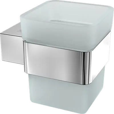 Стакан для ванной Lemark Smooth line 9731013 настенный, хром
