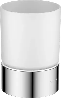 Стакан для зубных щеток AQUATEK Лира AQ4428CR хром, стеклянный