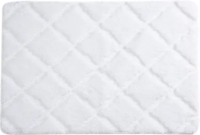Коврик Wasserkraft Lippe BM-6518 90x60 см, для ванной, белый, рисунок